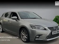 Silver Used 2018 Lexus CT200h Hatchback | £18,999 (Expensive)