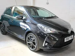 Black Used 2017 Toyota Yaris Design Hatchback | £9,695 (Fair price)