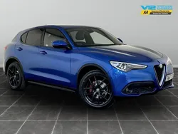 Blue Used 2017 Alfa Romeo Stelvio SUV | £14,495 (Expensive)
