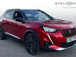 Red Used 2022 Peugeot e-2008 Premium SUV | £15,499 (Fair price)