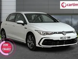 White Used 2022 VW Golf VIII R-line Hatchback | £24,300 (Expensive)