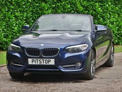 Blue Used 2017 BMW 218 Sport Line Cabriolet | £10,700 (Fair price)