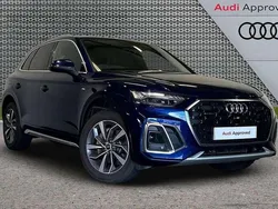 Blue Used 2021 Audi Q5 S-Line SUV | £27,295 (Fair price)