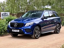 Blue Used 2017 Mercedes GLE250 AMG line SUV | £22,750 (Fair price)