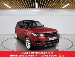 Red Used 2016 Land Rover Range Rover Sport HSE Dynamic SUV | £17,849 (Good price)