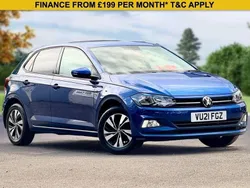 Blue Used 2021 VW Polo Match Hatchback | £9,950 (Fair price)