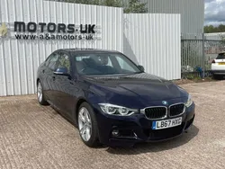 Blue Used 2017 BMW 330e M Sport Sedan | £8,500