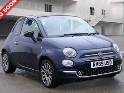 Blue Used 2019 Fiat 500C Club Cabriolet | £8,350 (Fair price)