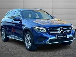 Brilliant blue Used 2019 Mercedes GLC250 Premium Plus Estate | £22,350 (Fair price)