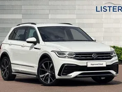 Pure white Used 2023 VW Tiguan R-line SUV | £29,500 (A bit pricey)