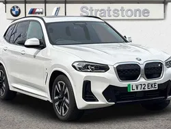White Used 2022 BMW iX3 M Sport SUV | £29,395 (Good price)