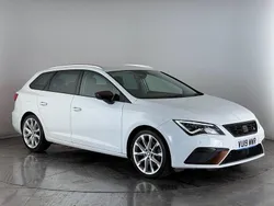 White Used 2019 Seat Leon ST FR Sport Estate | £11,350