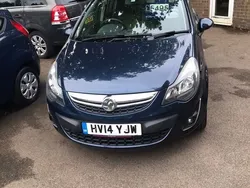 Blue Used 2014 Vauxhall Corsa Hatchback | £5,495 (Fair price)