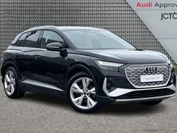 Black Used 2021 Audi Q4 e-tron S-Line SUV | £21,435