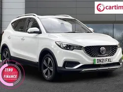 White Used 2021 MG ZS Exclusive Sedan | £10,250 (Fair price)