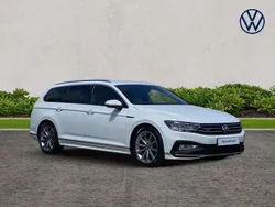 White Used 2020 VW Passat R-line Estate | £21,980 (Expensive)