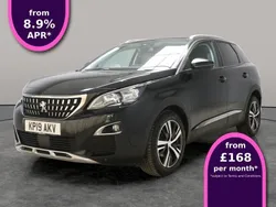 Black Used 2019 Peugeot 3008 Allure SUV | £12,065 (Fair price)