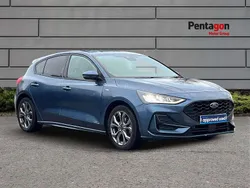 Blue Used 2023 Ford Focus ST-Line Hatchback | £16,495 (Fair price)