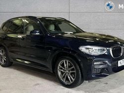 Black Used 2021 BMW X3 M Sport SUV | £27,668 (Fair price)