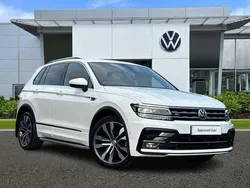 Pure white Used 2019 VW Tiguan R-line SUV | £23,993 (Fair price)