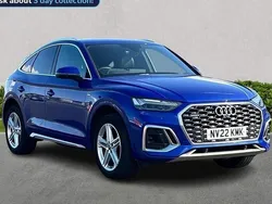 Blue Used 2022 Audi Q5 Sportback S-Line SUV | £32,740 (Good price)