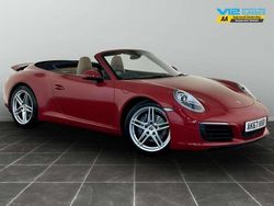 Red Used 2017 Porsche 911 Carrera Cabriolet Cabriolet | £58,495