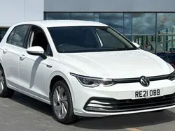 Pure white Used 2021 VW Golf VIII Style Hatchback | £15,944 (Fair price)