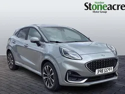 Silver Used 2022 Ford Puma Gen-E ST-Line SUV | £18,995