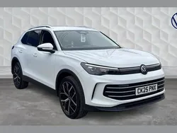 White Used 2025 VW Tiguan Elegance SUV | £37,750 (Expensive)