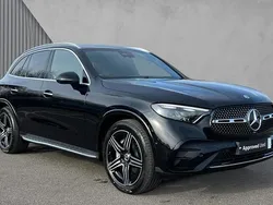 Obsidian black metallic Used 2025 Mercedes GLC220 AMG line SUV | £49,480