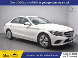 White Used 2018 Mercedes C200 Sedan | £15,950 (Fair price)