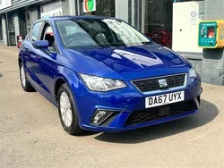 Blue Used 2017 Seat Ibiza SE Hatchback | £9,795 (Fair price)