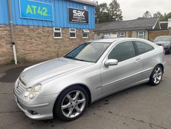 Silver Used 2007 Mercedes C200 Sport Edition Coupe | £2,650 (Fair price)