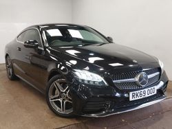 Black Used 2019 Mercedes C200 AMG line Coupe | £20,498 (A bit pricey)