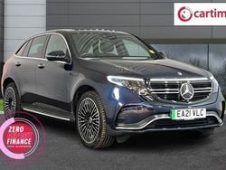 Blue Used 2021 Mercedes EQC400 AMG line SUV | £26,700