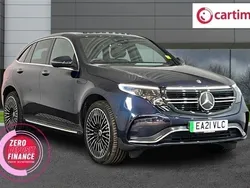 Blue Used 2021 Mercedes EQC400 AMG line SUV | £26,700 (Expensive)