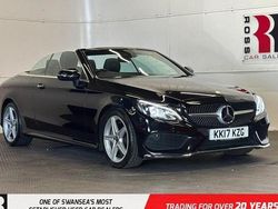 Black Used 2017 Mercedes C250 AMG line Cabriolet | £17,995 (A bit pricey)