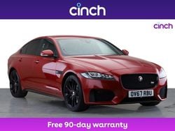 Red Used 2017 Jaguar XF S Sedan | £15,049 (Fair price)