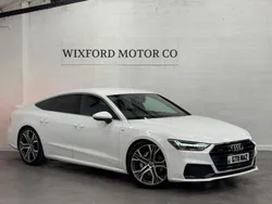 White Used 2018 Audi A7 Sportback S-Line Hatchback | £20,995 (Expensive)