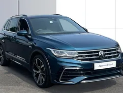 Blue Used 2021 VW Tiguan R-line SUV | £24,902 (Fair price)