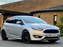 Silver Used 2017 Ford Focus ST-Line Hatchback | £6,390 (Good price)