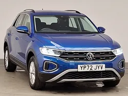 Blue Used 2022 VW T-Roc Life SUV | £20,498 (Fair price)