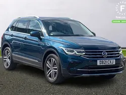 Blue Used 2021 VW Tiguan Active SUV | £25,399 (Fair price)