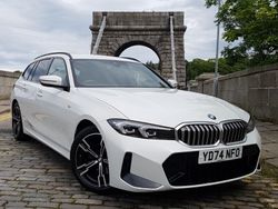 White Used 2024 BMW 320 M Sport Estate | £31,698 (Fair price)