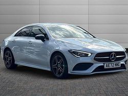 Digital white Used 2022 Mercedes CLA220 AMG Line Premium Sedan | £26,550 (Fair price)
