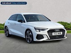 White Used 2021 Audi A3 Advanced Hatchback | £18,999 (A bit pricey)