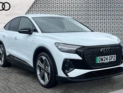 White Used 2024 Audi Q4 e-tron Black Edition SUV | £47,020