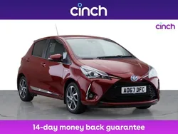 Red Used 2017 Toyota Yaris Hybrid Hatchback | £13,449 (Fair price)