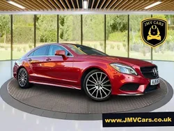 Red Used 2016 Mercedes CLS220 AMG Line Premium Plus Coupe | £13,975 (Fair price)