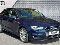 Blue Used 2018 Audi A3 e-tron Advanced Hatchback | £15,049 (Fair price)